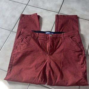 Democracy Jori dark red Colored Straight Leg Pants Size 14